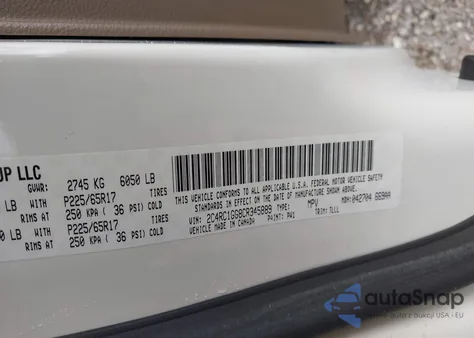 2012 Chrysler Town & Country Limited from USA, damaged, VIN 2C4RC1GG8CR345889